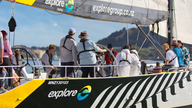 Explore Group | Auckland | Sailing past Rangitoto